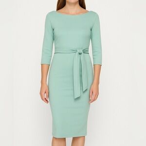 ⚪️ See You Monday Ribbed Knit Midi Dress in Mint | Size L